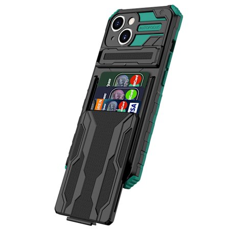 iPhone 13 - Plånboksfodral med Kortplatser och Kickstand