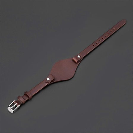 Aitoa nahkaranneke Fossil Es3077 Es2830 Es3262 Es3060 terässoljelle (FMY)