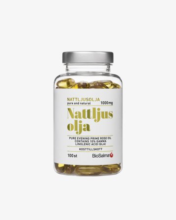 BioSalma Nattljusolja 10% GLA 1000mg - 100 kapslar