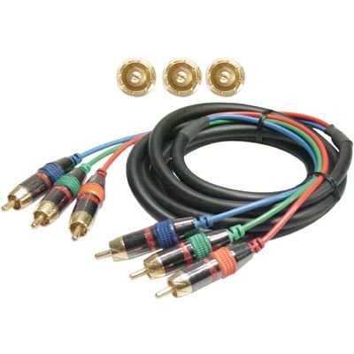 Deltaco Component videokabel, 3xRCA, 10m
