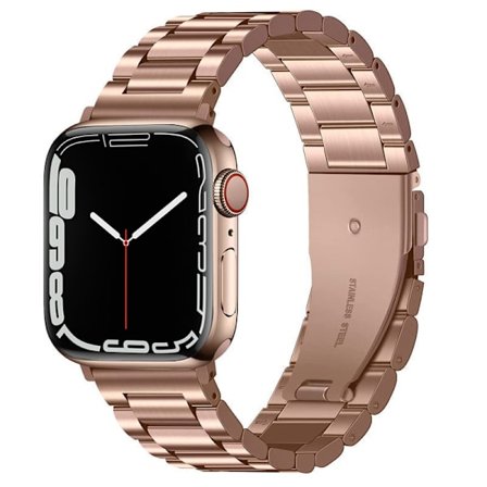 Roséguld, 38/40/41mm, lämplig för Apple Watch högkvalitativ meta