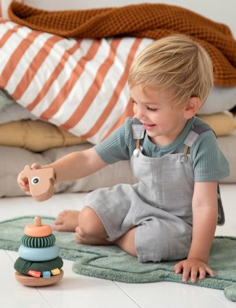 Done by Deer Stacking Tower Raffi Colour Mix - Multi/patterned - ONE SIZE