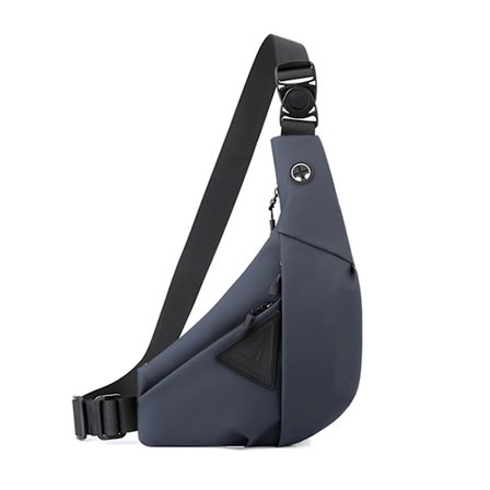 Herr Crossbody Sling Bag Vattentät Stor Kapacitet Axelväska För Utomhus