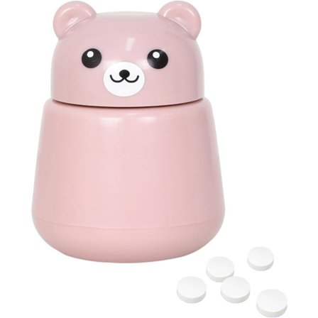 Pillerkross, Pillerkross, Manuell Medicinkross, Medicinkross med Skärare, Krossa Medicin, kompatibel med Äldre och Bebisar, Husdjur (Rosa)