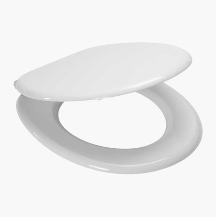 Biltema - Toalettsete hvitlakkert