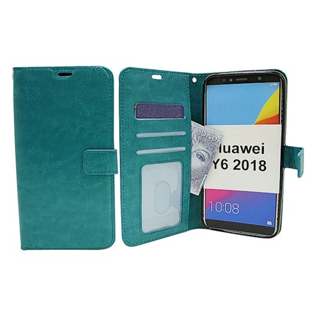 Crazy Horse Wallet Huawei Y6 2018