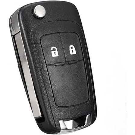 SHINING HOUSE 2 knappers nøkkelskall kompatibel med Opel Astra Insignia Meriva Mokka Zafira Adam og Chevrolet Cruze Aveo Matiz Captiva Spark Trax 