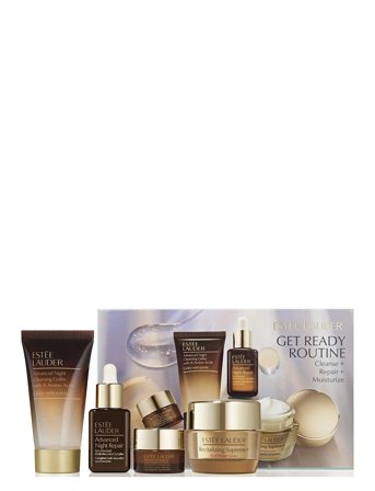 Estée Lauder Get Ready Routine Cleanse + Repair + Moisturize Starter Set - Nude - ONE SIZE