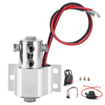 Frontbremseslange Låsesett Dekk Lås OS00275SRX01E006 Heavy Duty Type Passer for Ford Mustang 1/8‐27 NPTSølv