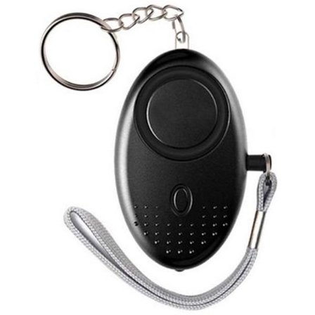 stk | 140 dB | personlig lommealarm | med lommelykt | nøkkelring | panikkalarm | Sikkerhetsalarm Personlig Alarmknapp | Inkl. Batteri