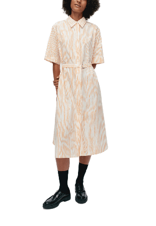 Marimekko Paperi Aita Dress Klänningar Dam Vit 42