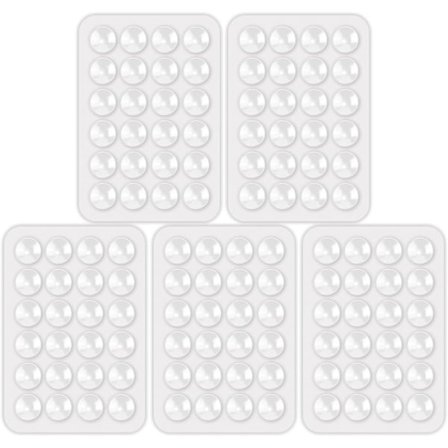 5 stk. Silikon Suttekopper Telefonholdere, Multifunktionel Telefon Suttekopper Montering til Bil Telefon Mini Suttekopper Mat Suttekopper Telefon Case