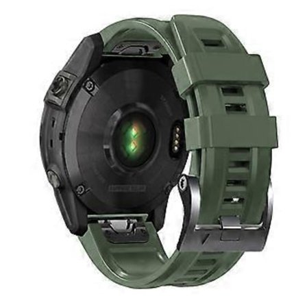 Typ H Silikonarmband 26mm för Garmin Tactix 7 Pro/Fenix 7X/Fenix 6X Pro (Stil H)