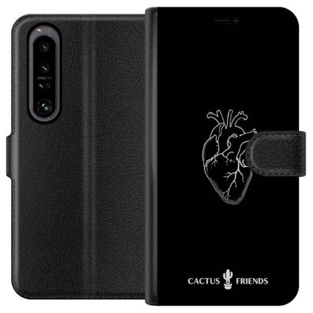 Yhteensopiva Lompakkokotelo Sony Sony Xperia 1 IV Kaktus ja Ystävät - Keskiaikaan Anatomia Sydän
