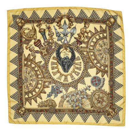 Hermès Vintage, Pre-owned Scarf Bruin, Dames, Maat:ONE Size