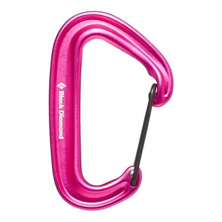 Black Diamond MiniWire Carabiner Mountaineering equipment Pink OneSize