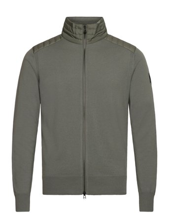Belstaff Kelby Zip Cardigan - Khaki green - M
