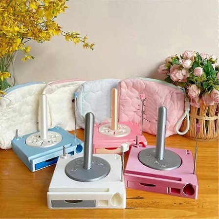 Skinnende Multifunksjonell Garnspoleboks - Organizer for Strikking og Hekling, Ideell for Håndverk