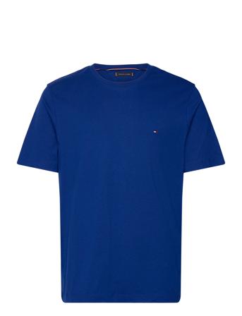 Ess Seasonal Reg Fit Solid Tee Tops T-Kortærmet Skjorte Blue Tommy Hilfiger
