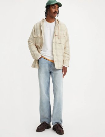 Levi's 568 Loose Straight Baby Blue E - Blue - 29 x 32