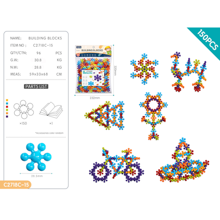 DIY Plommon Byggklossar Spädbarnsutbildning Pärl Leksak 3-6 År Gammal