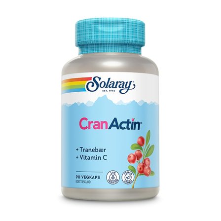 Solaray CranActin Tranbärsextrakt 90 kapslar