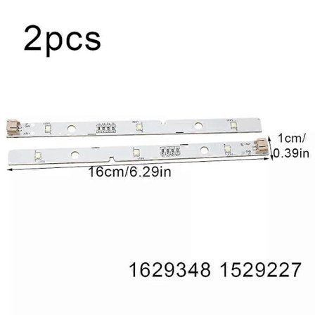 2 stk. for/Hisense kjøleskap LED lyslister MDDZ-162A 1629348 (FMY)
