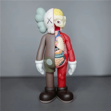 8" Kaws-figurer, trendy samleobjekter, dokkeleker, borddekorasjon, feirede ornamenter, gave 3