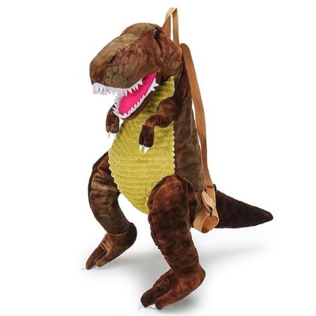 2023 Ny plysj dinosaur T-rex ryggsekk justerbare stropper utstoppede dyr barn leketøy bag shape 1
