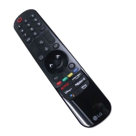 TV-fjärrkontroll - LG - Magic Remote MR22GN - Inbyggd mikrofon - Kompatibel med Alexa/Google - Svart