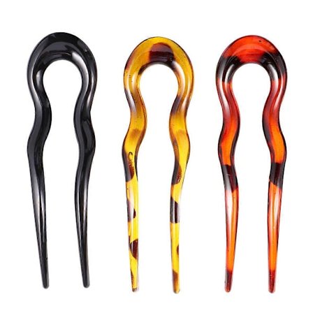 3 st flickor läppstift uppsättning hårpinnar hårpinnar U-formad hårpinnar dekorativa hårnålar