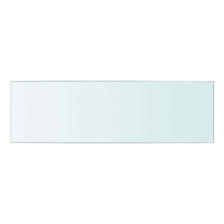Vidaxl Hyllplan Glas Genomskinlig 50x15 Cm Transparent