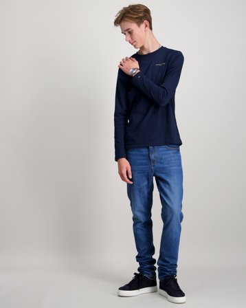 Tommy Hilfiger SCANTON DARK BLUE DENIM Blau Jeans Jungen - Kids Brand Store