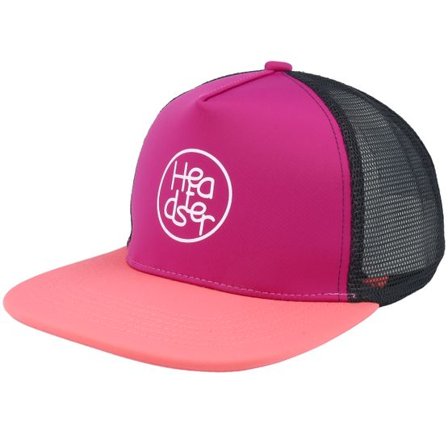 Headster - Rosa trucker Keps - Kids Roadtrip Hat Fuchsia Trucker @ Hatstore