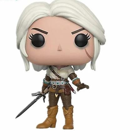 The Witcher 3 - Wild Hunt: #149 Ciri 150# Geralt #151 Yennfer 152# Triss 153# Actionfigur Vinylleker med boks 150 no box