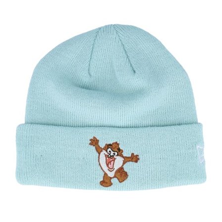 New Era - Blå cuff Beanie - Kids Toddler Looney Tunes Knit Taz Sky Cuff @ Hatstore