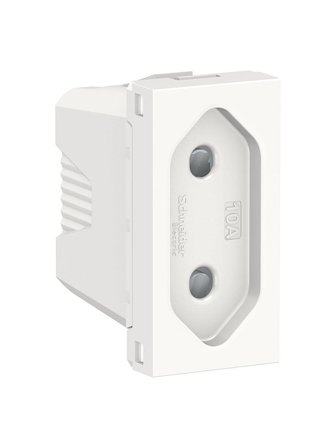 Schneider Electric NU303118 Eurouttag 2 moduler, Installationsmaterial