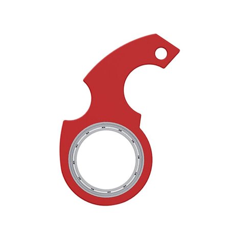 Metall Roterande Leksak Ryggsäck Spänne RÖD - high quality