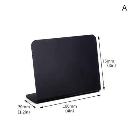 IC Skylt svarta tavlan Skyltar Mini Board Buffet Festetiketter Meddelande B A