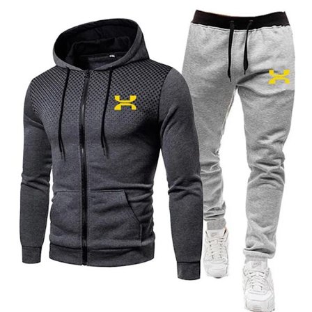 2023 Fashion Tracksuit til mænd Hoodie Fitness Gym Tøj Mænd Løbesæt Sportswear Jogger Mænds Tracksuit Vinterdragt Sport