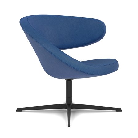 Varier Furniture Peel Club - Blue Polyester - Black base