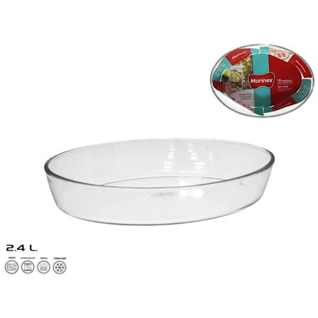 WKL 2.4L Glasform & Fontän, Tålig, 1.9L-4.2L, Ugn- & Diskmaskinsäker