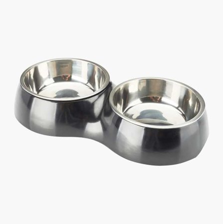 Hund-/kattskål dubbel