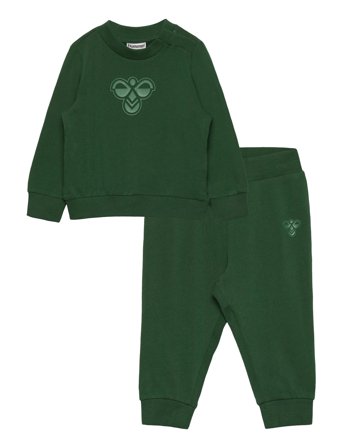Hummel Hmlmini Jersey Crewsuit Bee - Green - 56
