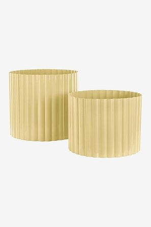 Jotex - Donica Zewnętrzna 2-szt Żółty - WILL - Kup Donice ogrodowe firmy Jotex