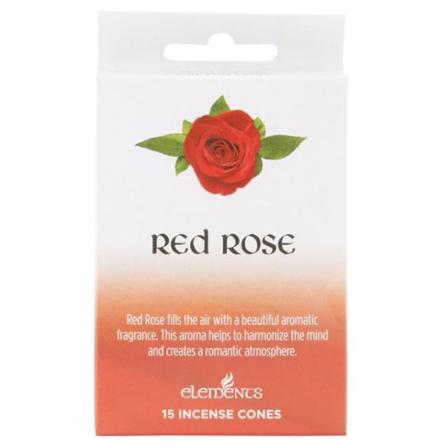 Rökelse Koner - Röd Ros Red