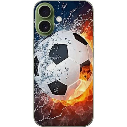Kompatibelt Mobildeksel til Apple iPhone 17 Fotball Eld