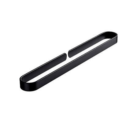 40cm Handdukshållare, Badrum Och Kökshanddukshållare, Självhäftande Väggmonterad Handdukshållare Utan Borrning, Svart Handdukshållare Utan Borr, 