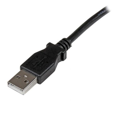 StarTech 3m USB 2.0 A to Left Angle B Cable Cord - 3 m USB Printer Cable - Left Angle USB B Cable - 1x USB A (M), 1x USB B (M) (USBAB3ML) - USB-kabel