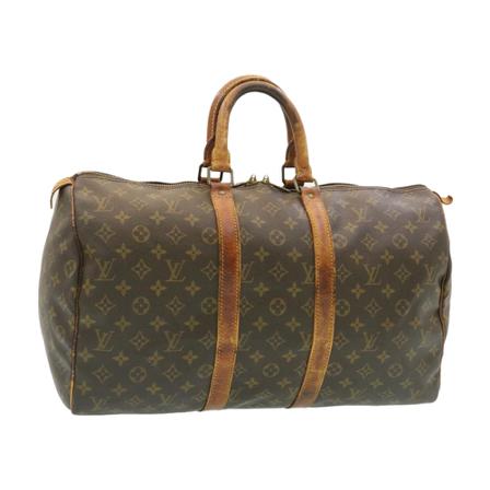 Louis Vuitton Vintage Pre-owned Keepall 45 Brun, Herre Vintage Tasker, Størrelse: ONE Size